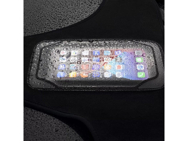 Rockbros D78 Sweat Cover with Pocket and Phone Window - Black