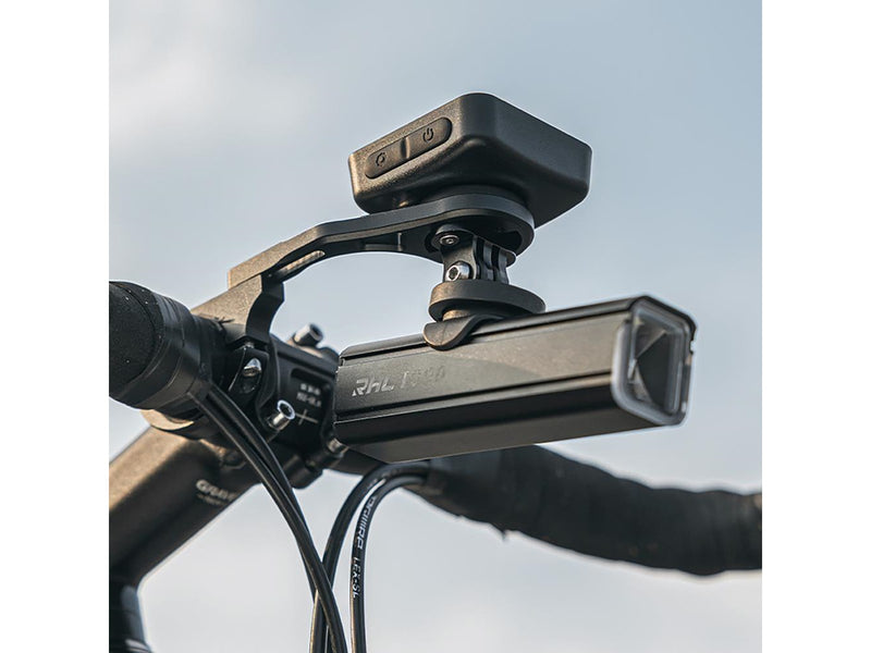 Rockbros FK-301 2-in-1 Handlebar Bike Mount for Computer/Navigator and Camera/Lighting - Black