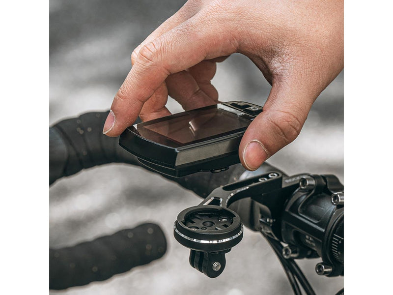 Rockbros FK-301 2-in-1 Handlebar Bike Mount for Computer/Navigator and Camera/Lighting - Black