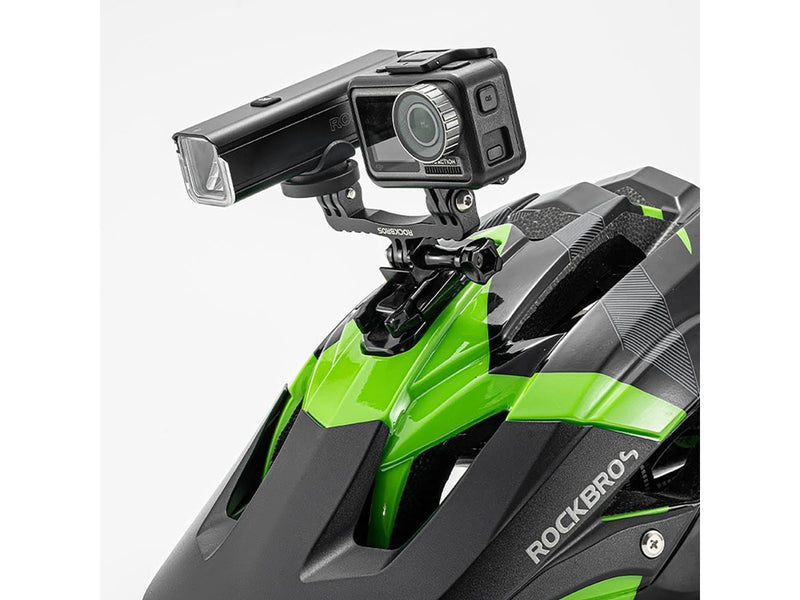 Rockbros FK-301 2-in-1 Handlebar Bike Mount for Computer/Navigator and Camera/Lighting - Black