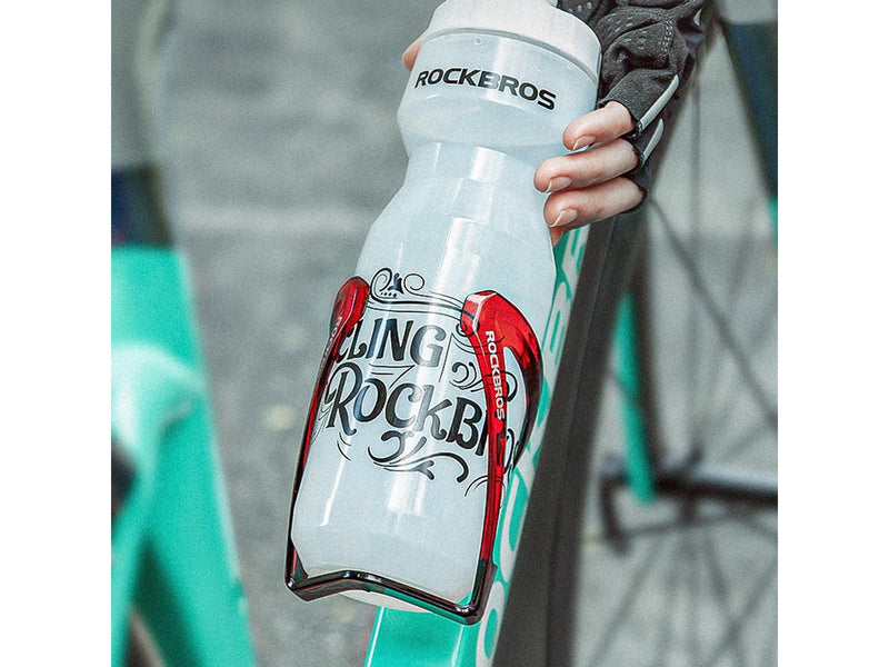 Rockbros FK338 Bike Bottle Holder - Black and Red