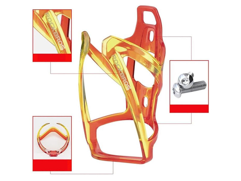 Rockbros FK338 Bike Bottle Holder - Red and Yellow