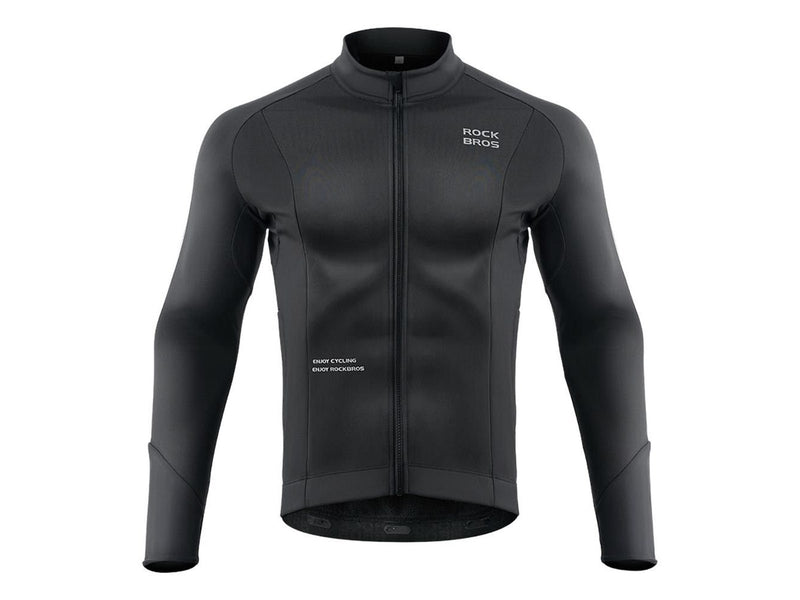 Rockbros Fall/Winter Long Sleeve Cycling Jacket S - Black