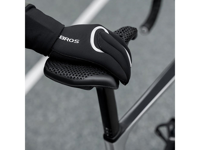 Rockbros Full Waterproof Cycling Gloves Size: L/XL - Black