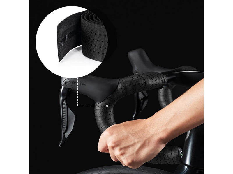 Rockbros Handlebar Tape Perforated Silicone - Black