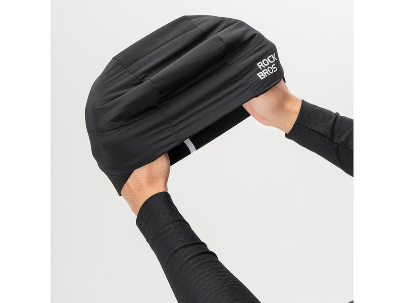 Rockbros M015 Winter Reversible Cycling Cap Size 54-61 cm - Black