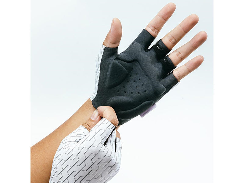 Rockbros MTB cycling gloves size: L - white and black