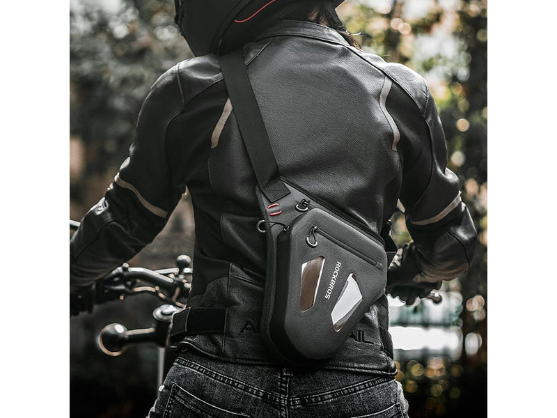 Rockbros Motorcycle Bag for Leg Thigh Waist Shoulder - Black