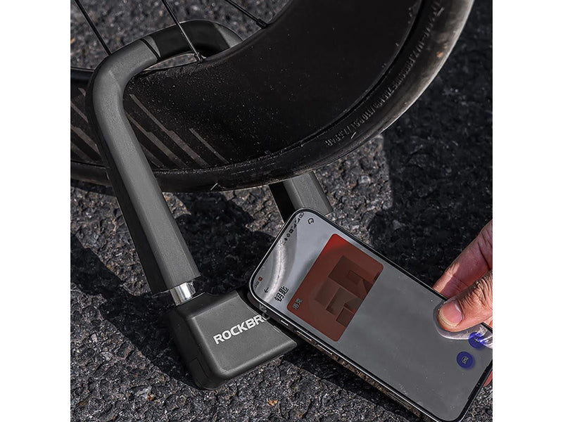 Rockbros RBNS1 SMART Bike Lock with NFC Reader - Black