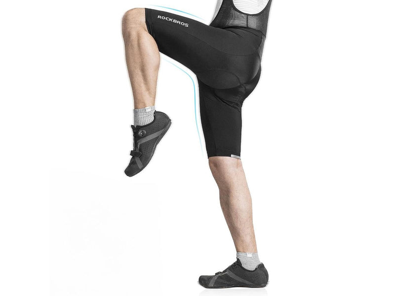 Rockbros RK20023XL short bib shorts with XXXL insert - black