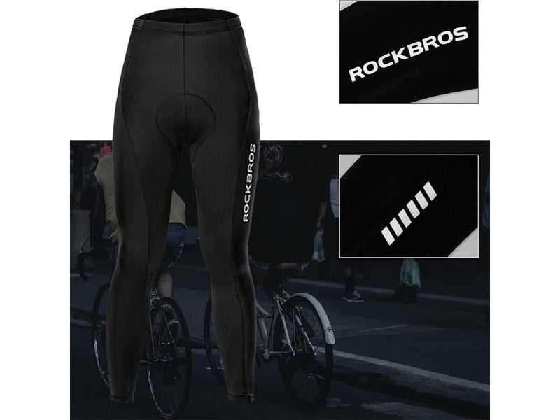 Rockbros RK20043XL Breathable Cycling Pants with XXXL Pad - Black