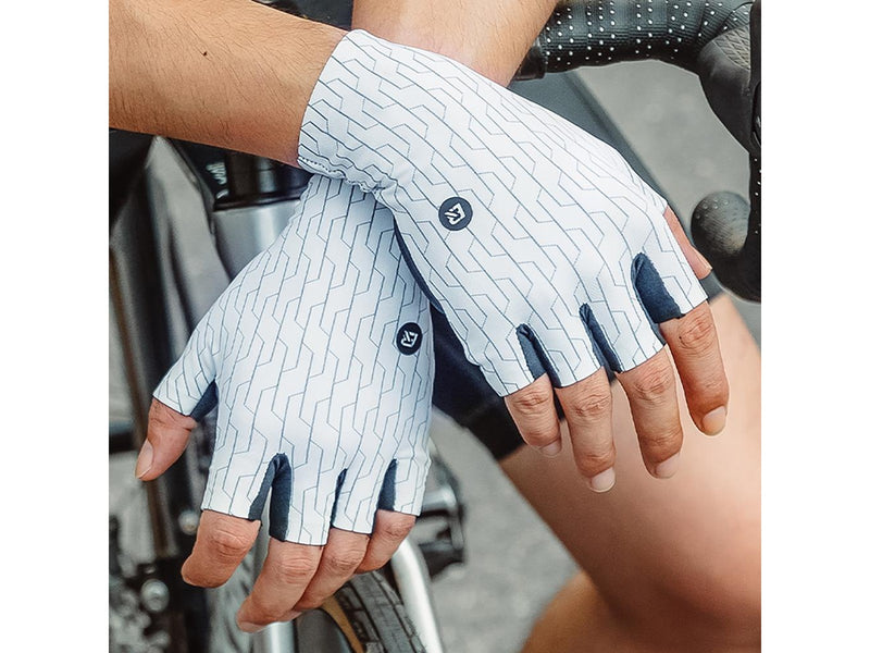 Rockbros Road Cycling Gloves Size: M - Black and White