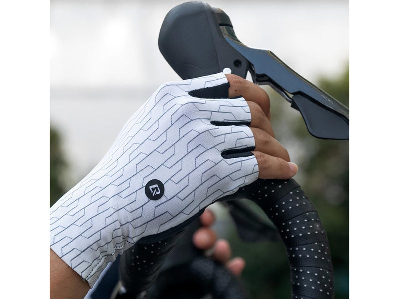 Rockbros Road Cycling Gloves Size: S - Black and White