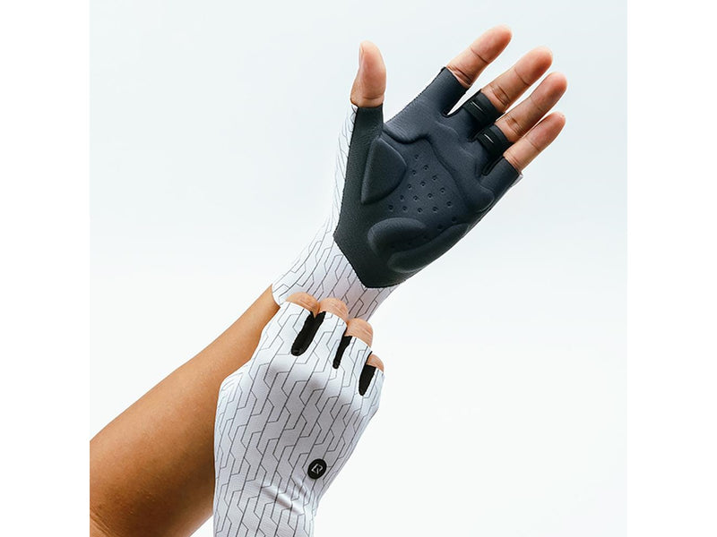 Rockbros Road Cycling Gloves Size: S - Black and White