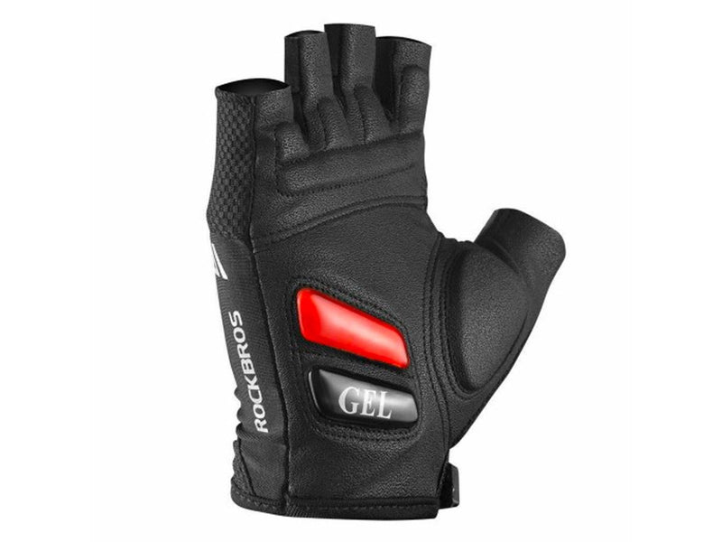 Rockbros S143-BK L cycling gloves with gel inserts - black