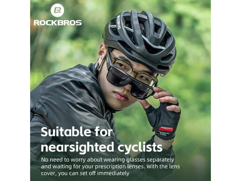 Rockbros SP304 Polarized Cycling Glasses - Black