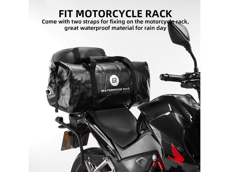 Rockbros Waterproof Motorcycle Bag - Black