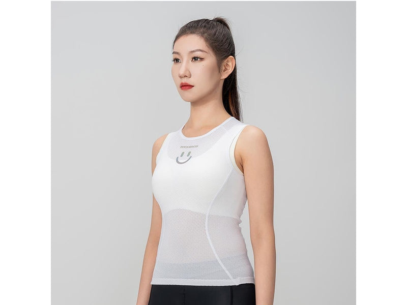 Rockbros YDBX001 Women's Quick-Dry Sleeveless Cycling Jersey M/L - White