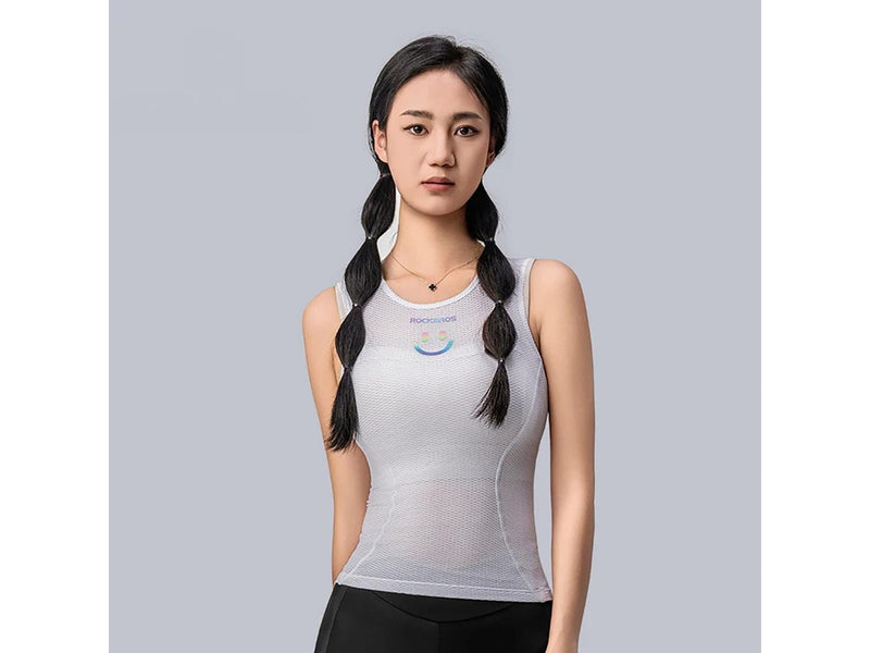 Rockbros YDBX001 Women's Quick-Dry Sleeveless Cycling Jersey M/L - White