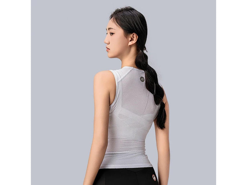 Rockbros YDBX001 Women's Quick-Dry Sleeveless Cycling Jersey M/L - White
