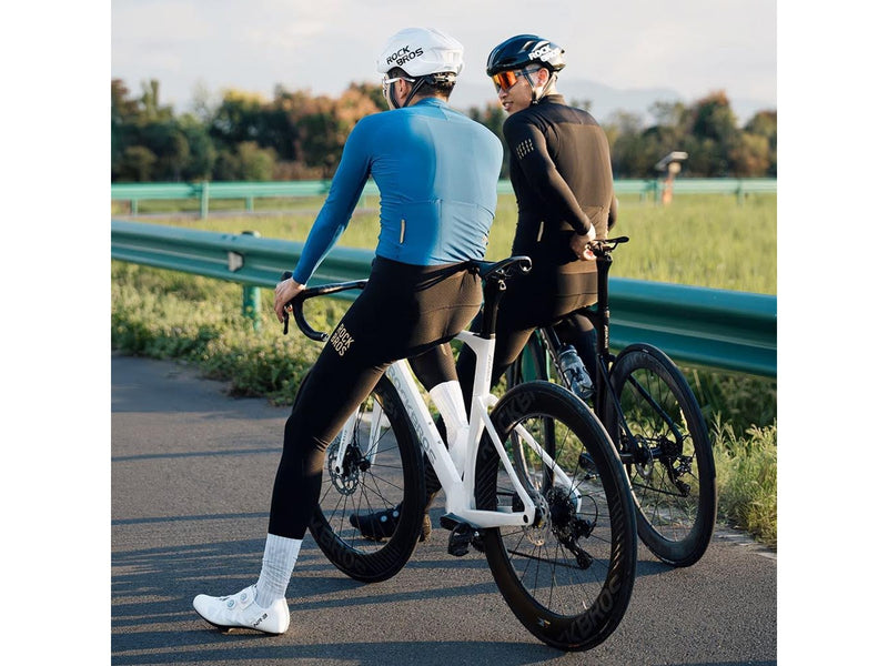 Rockbros YDCK012-1 Long Fleece Bib Tights with Pad Size S - Black