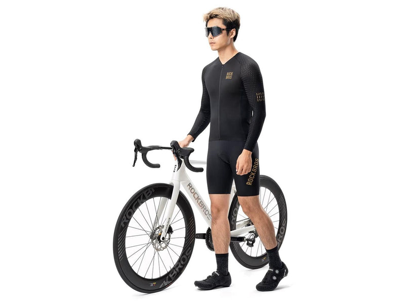 Rockbros YDCX008 Diamond Long Sleeve Cycling Jersey Size XL - Black