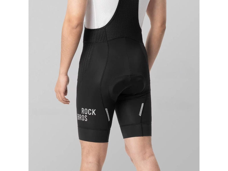 Rockbros YDDK009 Men's Cycling Bib Shorts with Pad Size L - Black