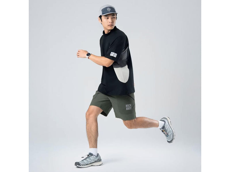 Rockbros YDDK015 shorts with belt size M - green