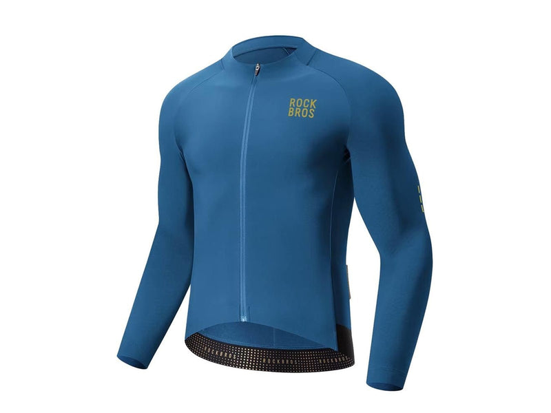 Rockbros YDWT020 Diamond Fall/Winter Cycling Jacket Size M - Blue