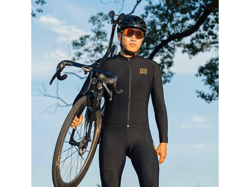 Rockbros YDWT020 Diamond Fall/Winter Cycling Jacket Size S - Black