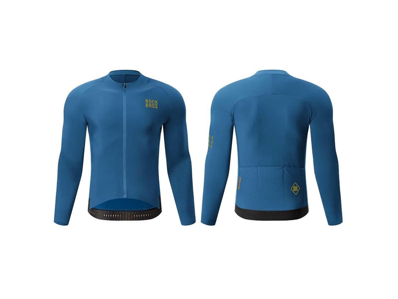 Rockbros YDWT020 Diamond Fall/Winter Cycling Jacket Size XS - Blue