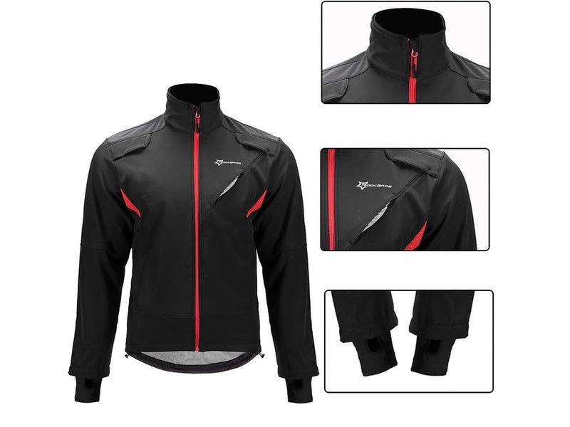 Rockbros YPW021 Windproof Cycling Sports Jacket Size L - Black