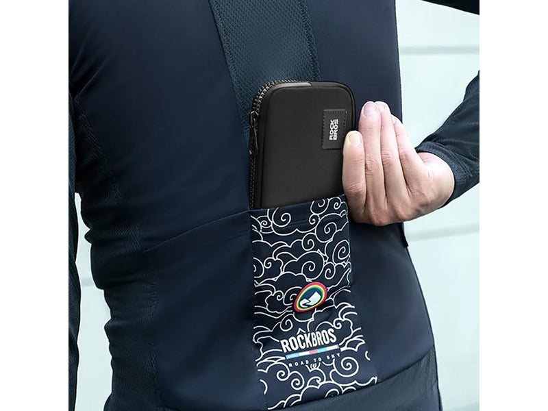Rockbros bicycle bag 30990043003 for phone keys wallet 0.15 l - black