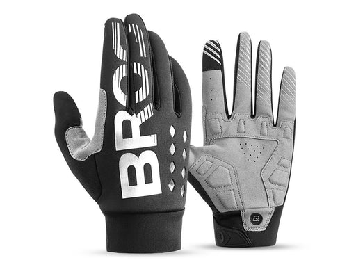Rockbros cycling gloves insulated long size: XL - black and gray