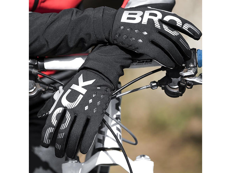Rockbros cycling gloves insulated long size: XL - black and gray