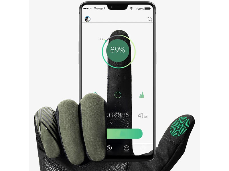 Rockbros cycling gloves spring/summer/autumn full size: S - green