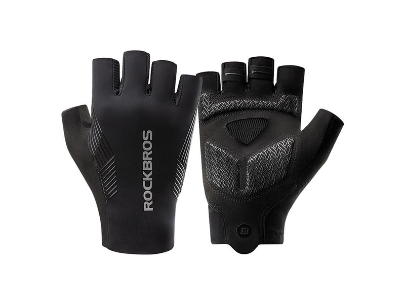 Rockbros cycling gloves spring/summer/autumn short fingers size: S - black