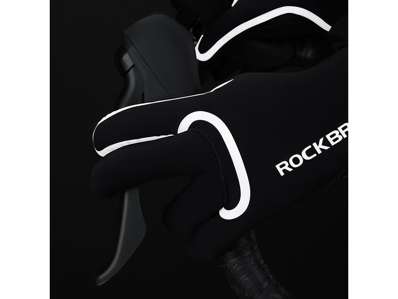 Rockbros full waterproof cycling gloves size: XXL - black
