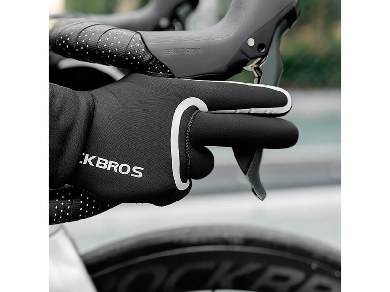Rockbros full waterproof cycling gloves size: XXL - black
