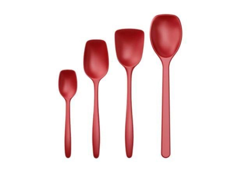 Rosti - Classic kitchen spoons Set of 4 - Red