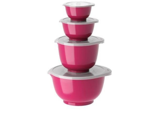 Rosti - Margrethe Bowls - Set of 4 + Lids (Beetroot)
