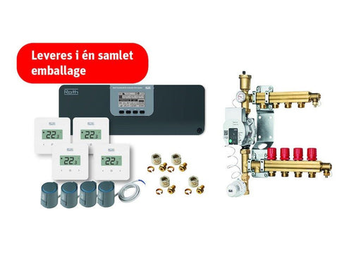 Roth Touchline SL complete wireless heating package, 4 rooms