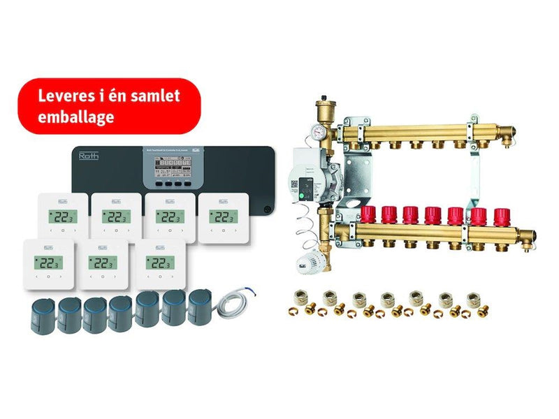 Roth Touchline SL complete wireless heating package, 7 rooms