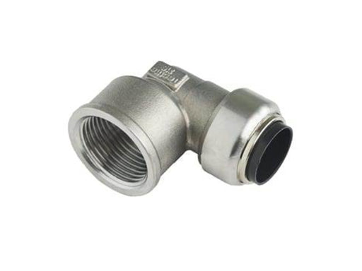 Roth female elbow 90° push-fit 18 mm x 1/2"
