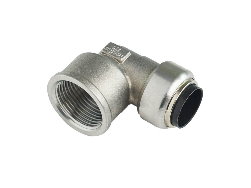 Roth female elbow 90° push-fit 22 mm x 3/4"