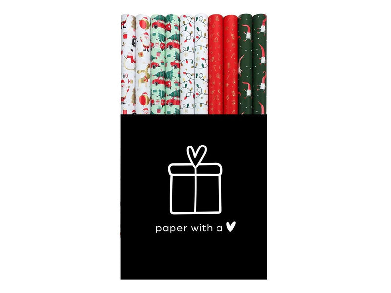 Rotolux - Gift Wrapping Paper Christmas Collection 50 Rolls
