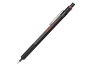 Rotring 500 Mechanical Pencil | 0.7 mm HB lead | Black hexagonal plastic barrel and non-slip textured metal grip