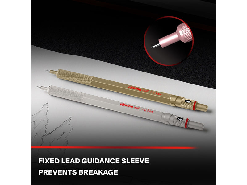 Rotring 600 Mechanical Pencil Rose Gold 0.5 mm