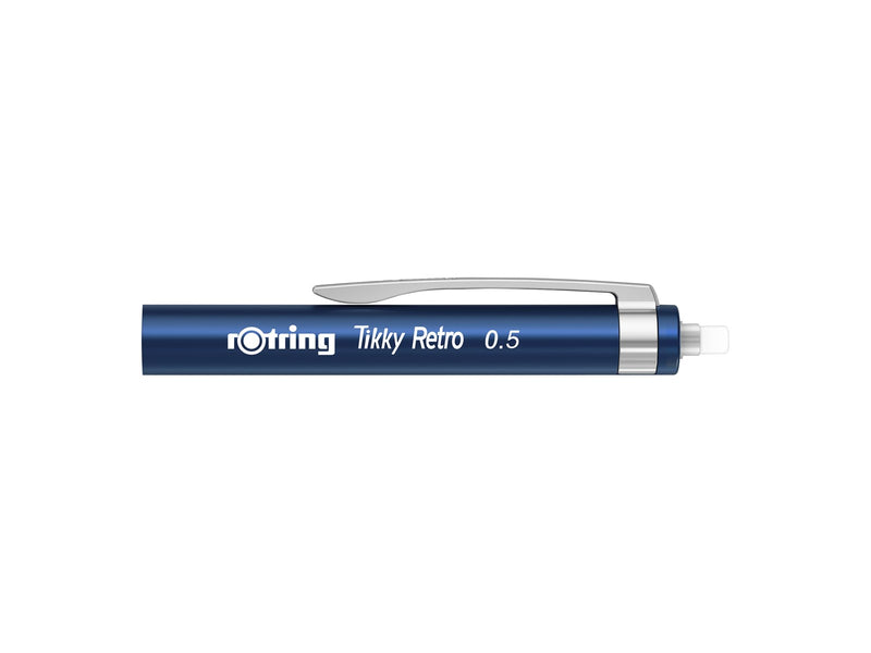 Rotring Tikky Retro Mechanical Pencil Set | 2B lead 0.5 mm | Blue Barrel