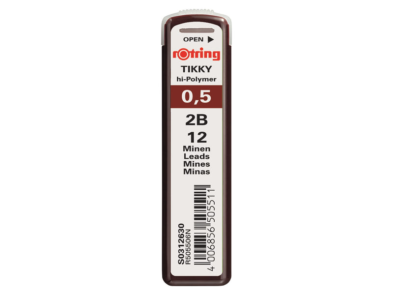 Rotring Tikky Retro Mechanical Pencil Set | 2B lead 0.5 mm | Blue Barrel
